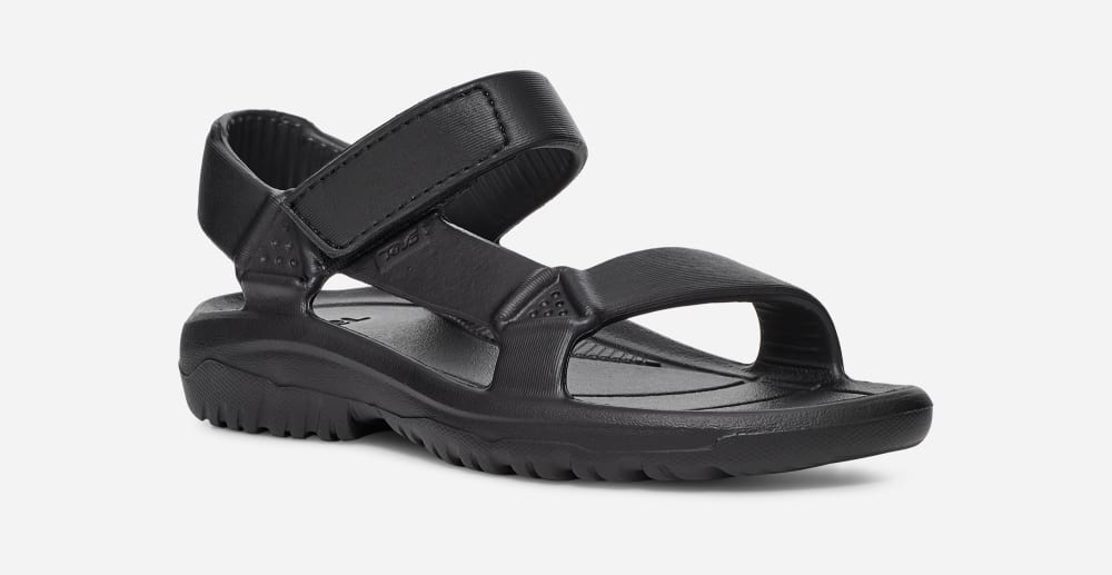 Kids' Teva Hurricane Drift Sandals Black / Black | USA-0943