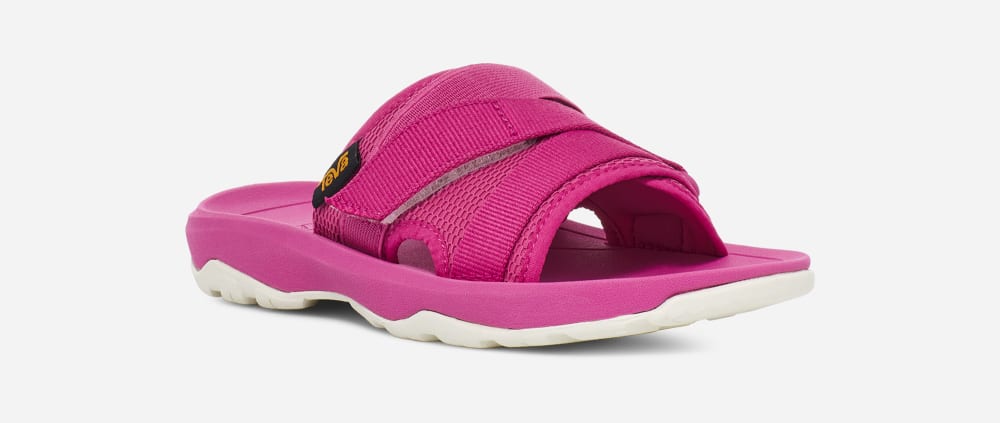 Kids' Teva Hurricane Verge Slide Rose Purple | USA-5418