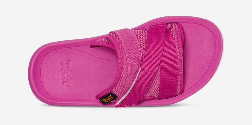 Kids' Teva Hurricane Verge Slide Rose Purple | USA-5418