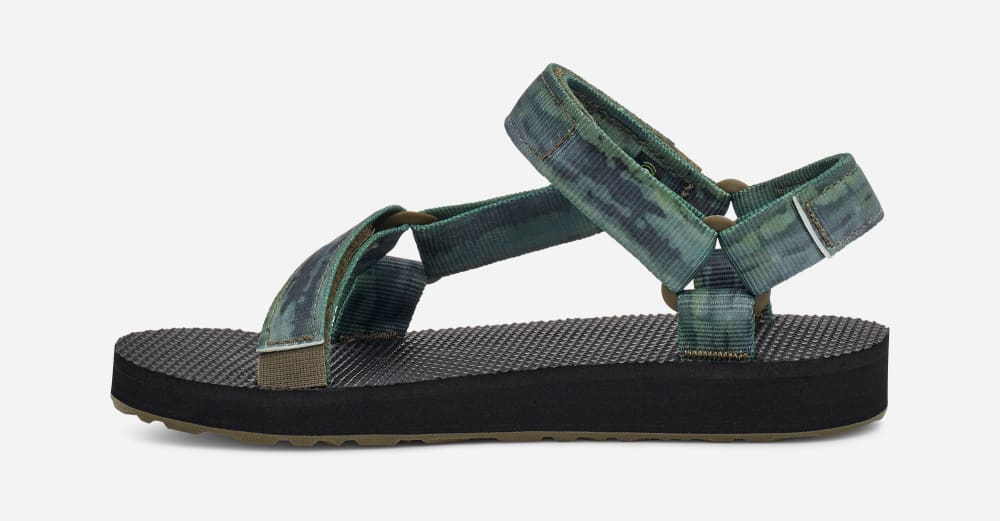 Kids' Teva Original Universal Tie-Dye Sandals Dark Olive | USA-2510