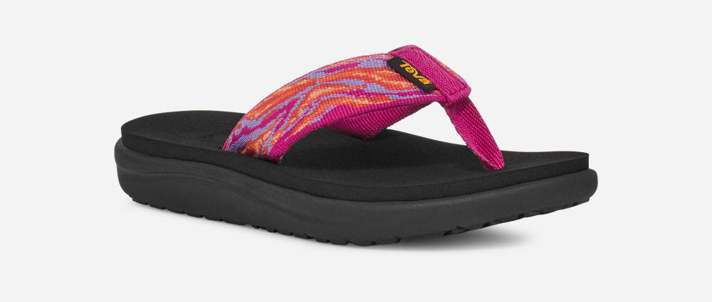 Kids' Teva Voya Flip Flops Rose Purple | USA-0164