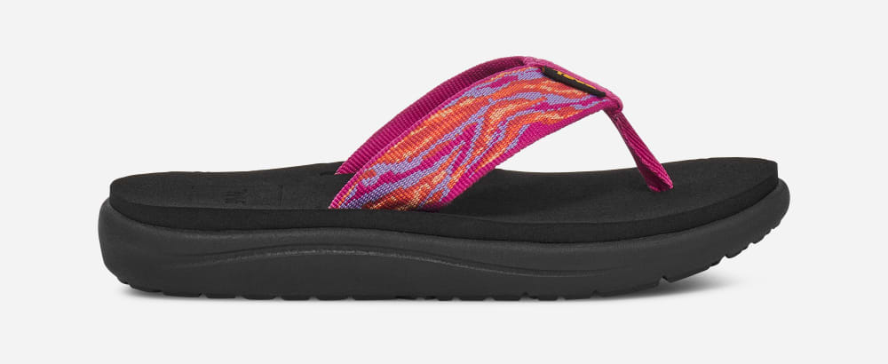 Kids\' Teva Voya Flip Flops Rose Purple | USA-0164