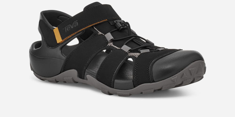 Men's Teva Flintwood Hiking Sandals Black | USA-5209