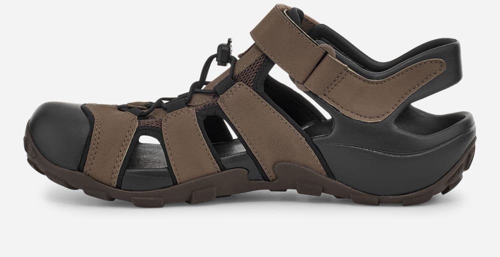 Men's Teva Flintwood Hiking Sandals Coffee | USA-9740