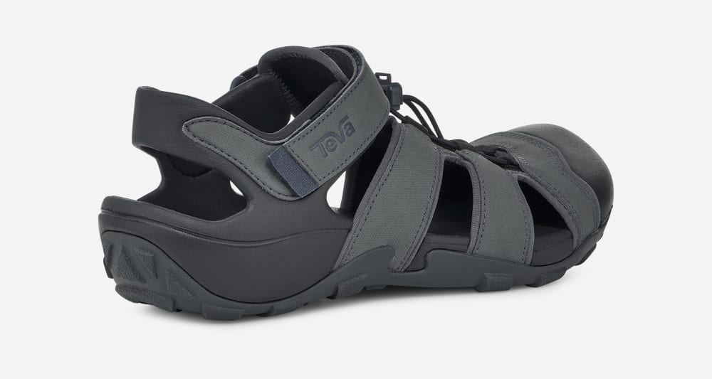 Men's Teva Flintwood Hiking Sandals Dark Grey | USA-3168