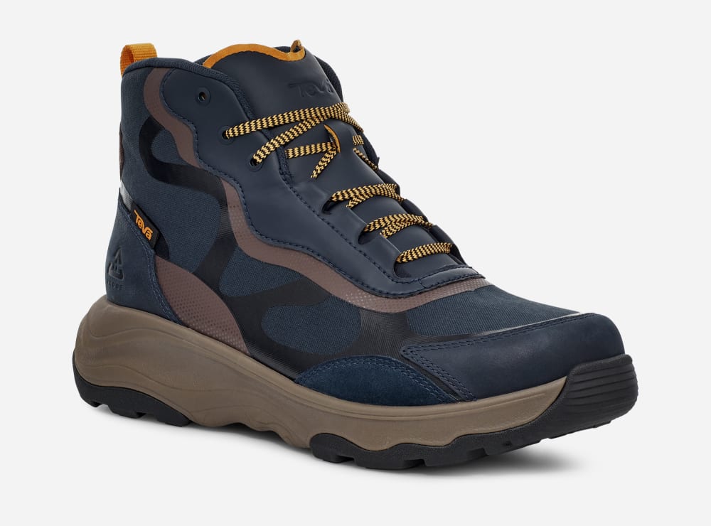 Men's Teva Geotrecca Mid Hiking Boots Navy | USA-8913