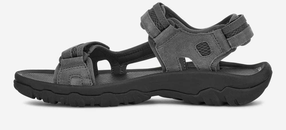 Men's Teva Hudson Sandals Dark Grey | USA-5134