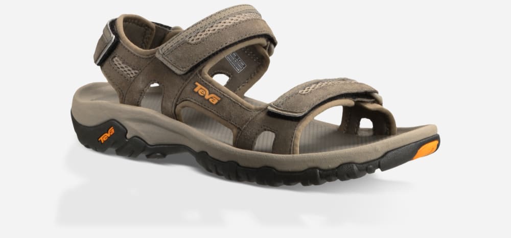 Men's Teva Hudson Sandals Khaki | USA-1489