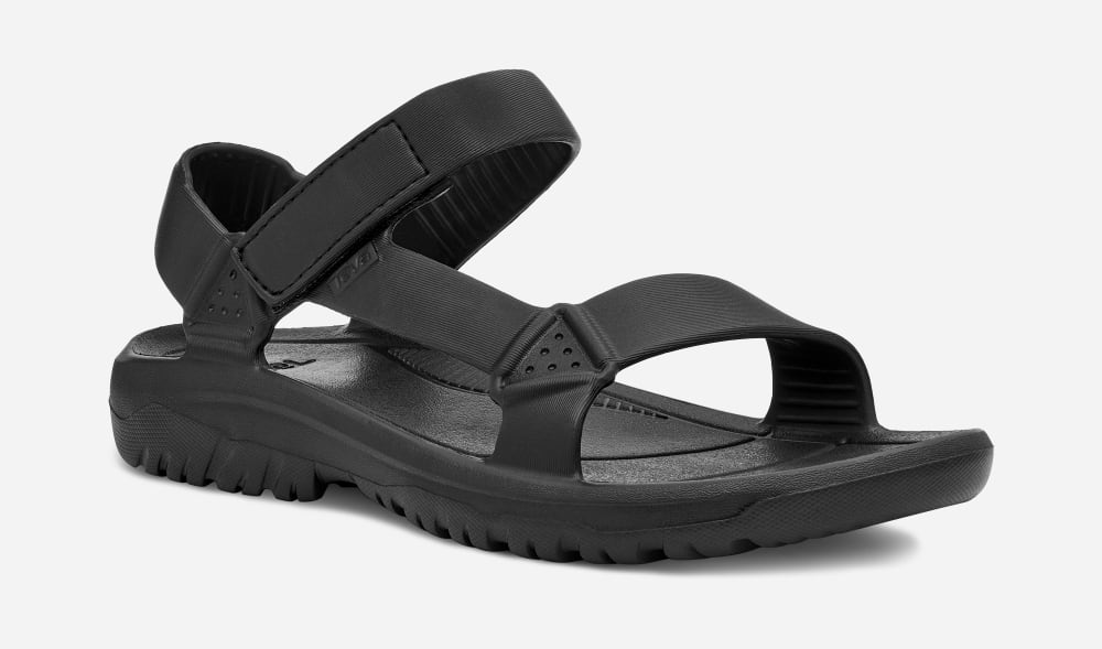 Men's Teva Hurricane Drift Sandals Black | USA-1970