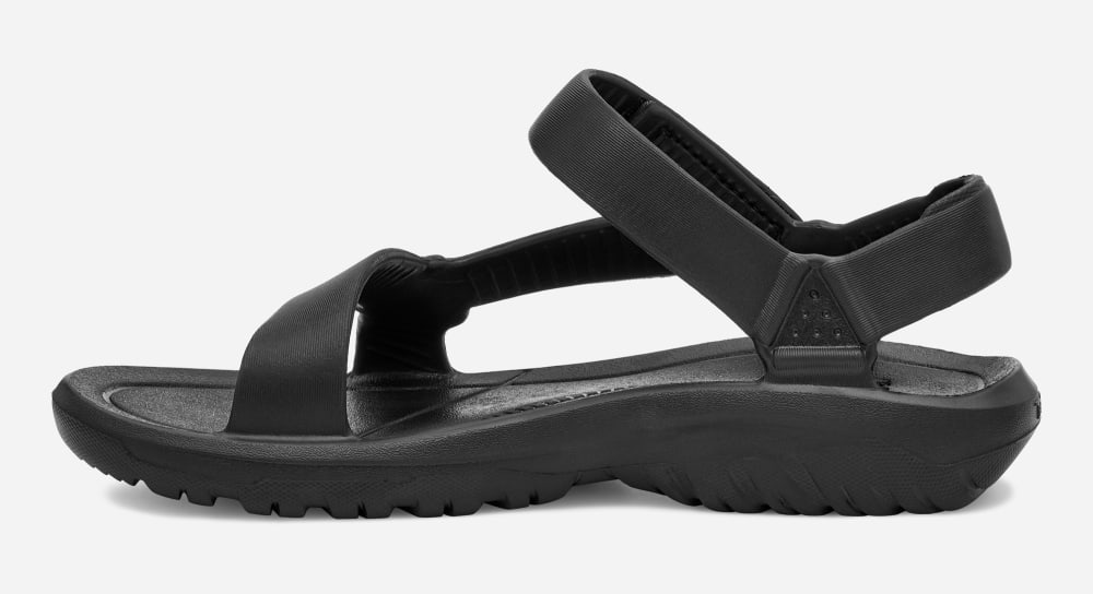 Men's Teva Hurricane Drift Sandals Black | USA-1970