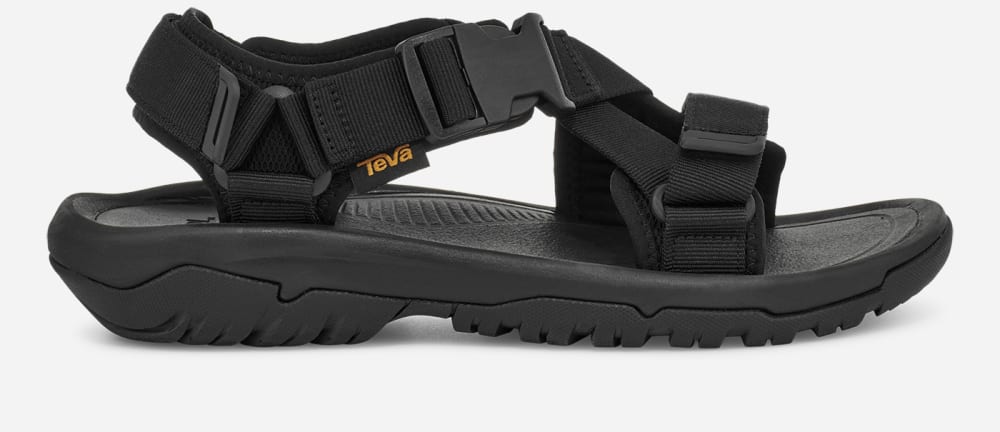 Men\'s Teva Hurricane Verge Hiking Sandals Black | USA-6509