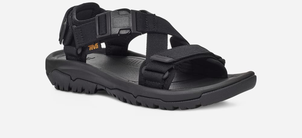 Men's Teva Hurricane Verge Hiking Sandals Black | USA-7320