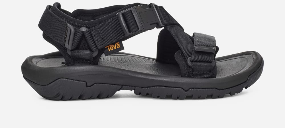 Men\'s Teva Hurricane Verge Hiking Sandals Black | USA-7320