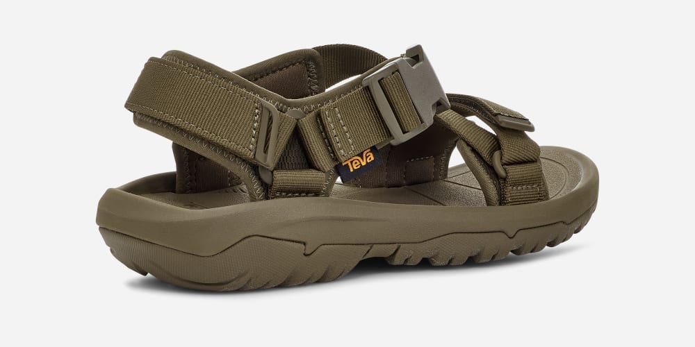 Men's Teva Hurricane Verge Hiking Sandals Dark Olive | USA-7584