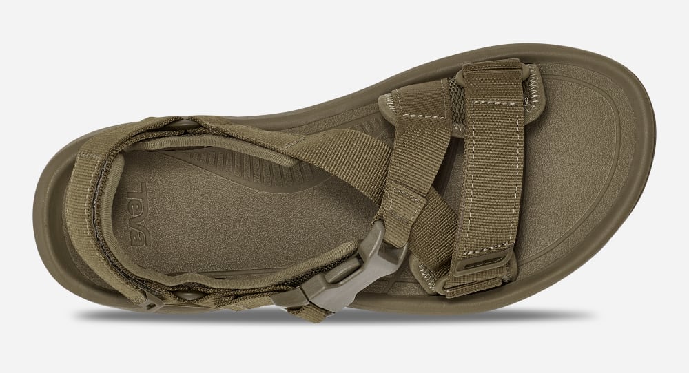 Men's Teva Hurricane Verge Hiking Sandals Dark Olive | USA-7584