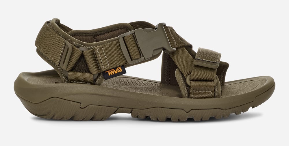 Men\'s Teva Hurricane Verge Hiking Sandals Dark Olive | USA-7584