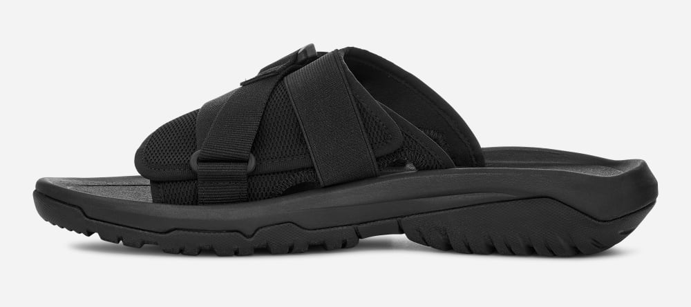 Men's Teva Hurricane Verge Slide Black | USA-4751