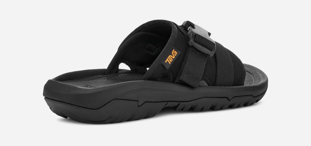 Men's Teva Hurricane Verge Slide Black | USA-4751