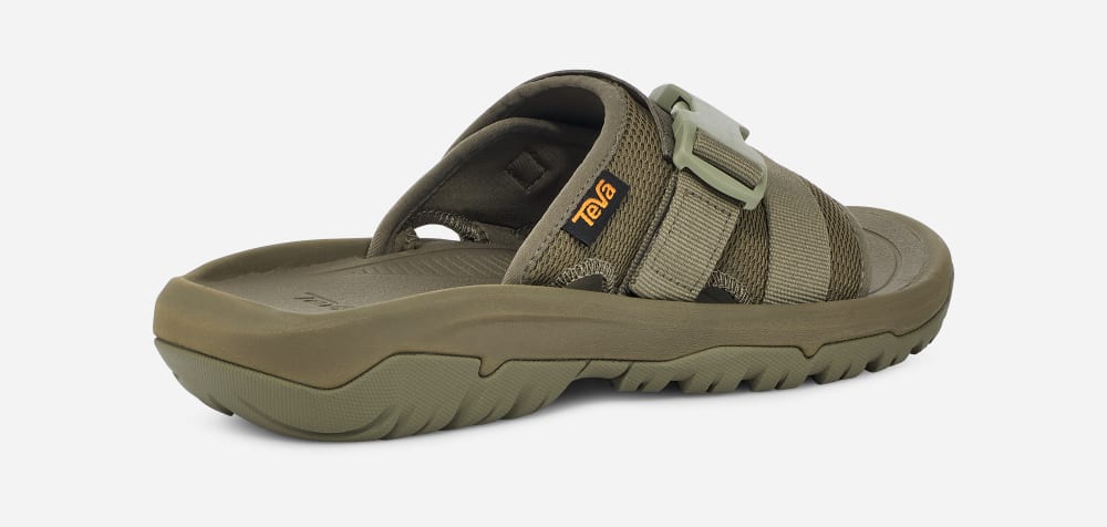 Men's Teva Hurricane Verge Slide Olive | USA-3679