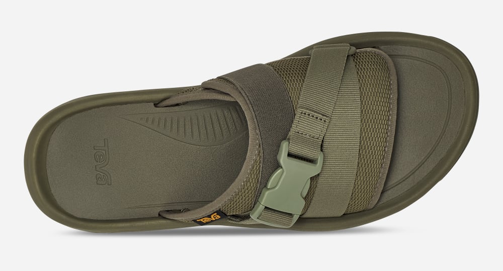 Men's Teva Hurricane Verge Slide Olive | USA-3679