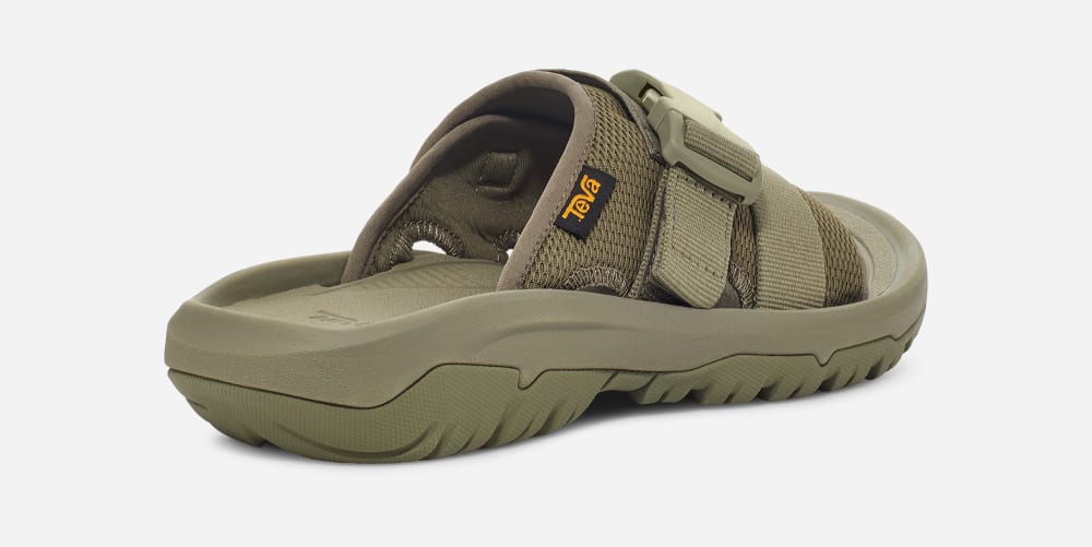 Men's Teva Hurricane Verge Slide Olive | USA-9673