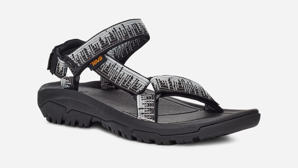 Men's Teva Hurricane XLT2 Hiking Sandals Black / White | USA-0519