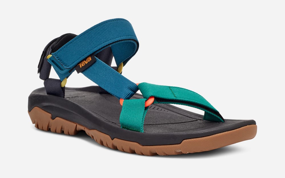 Men's Teva Hurricane XLT2 Hiking Sandals Blue Multicolor | USA-0823