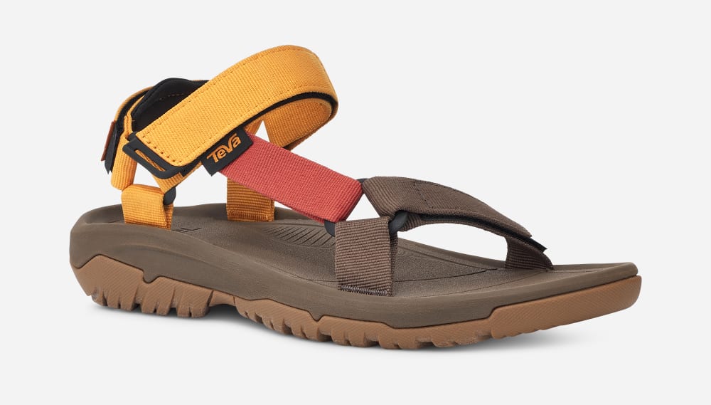 Men's Teva Hurricane XLT2 Hiking Sandals Gold Orange / Multicolor | USA-4258