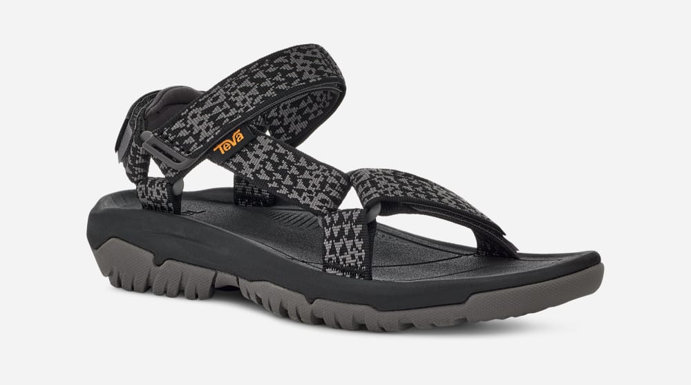 Men's Teva Hurricane XLT2 Hiking Sandals Black / Grey | USA-4651