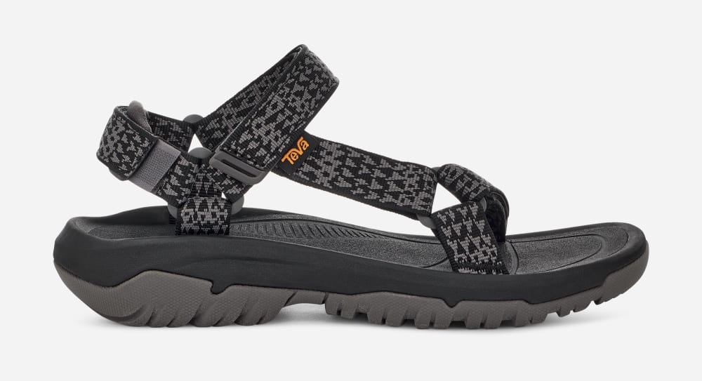 Men\'s Teva Hurricane XLT2 Hiking Sandals Black / Grey | USA-4651