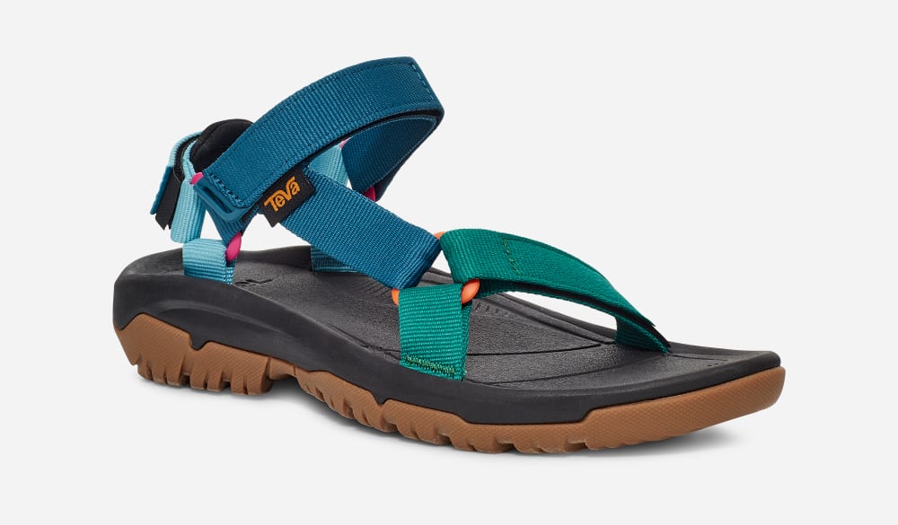 Men's Teva Hurricane XLT2 Hiking Sandals Blue Multicolor | USA-6857