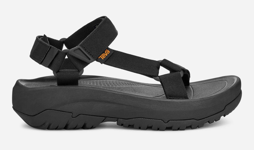 Men\'s Teva Hurricane Xlt2 Ampsole Platform Sandals Black | USA-0572