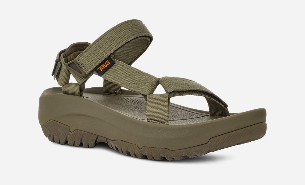 Men's Teva Hurricane Xlt2 Ampsole Platform Sandals Olive | USA-1368