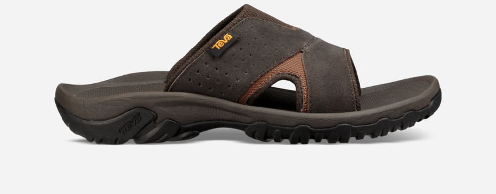 Men\'s Teva Katavi 2 Slide Brown | USA-7964