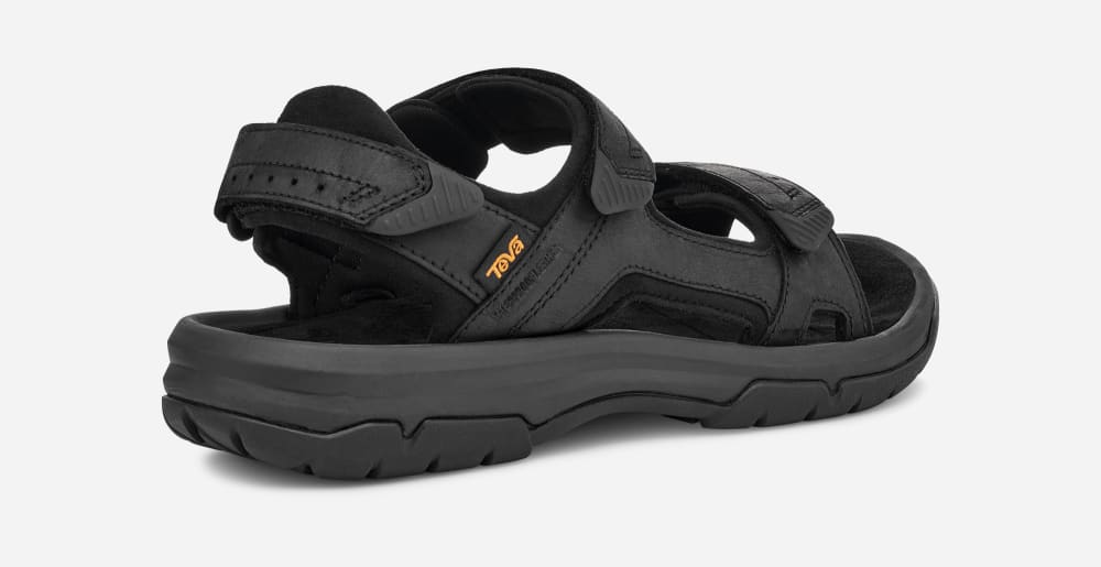 Men's Teva Langdon Hiking Sandals Black | USA-0739