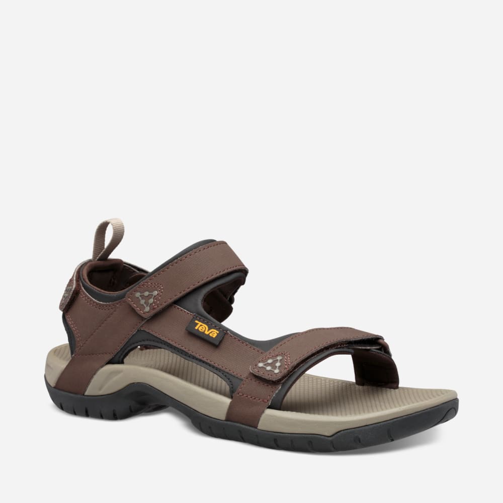 Men's Teva Meacham Hiking Sandals Chocolate Brown | USA-1596