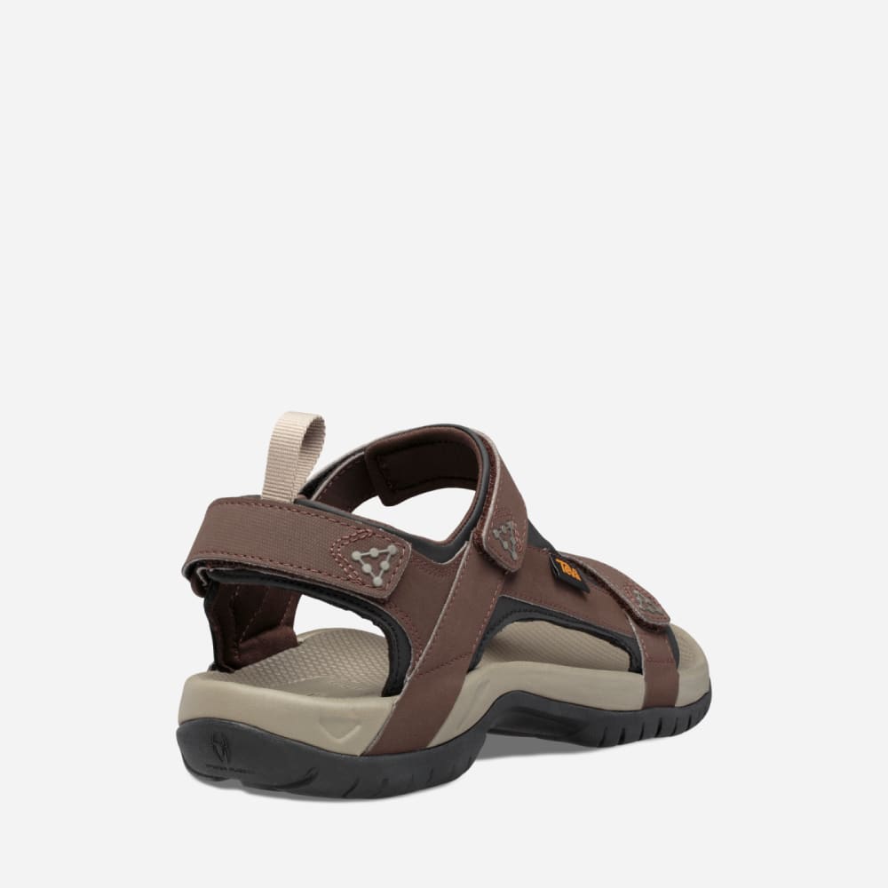 Men's Teva Meacham Hiking Sandals Chocolate Brown | USA-1596