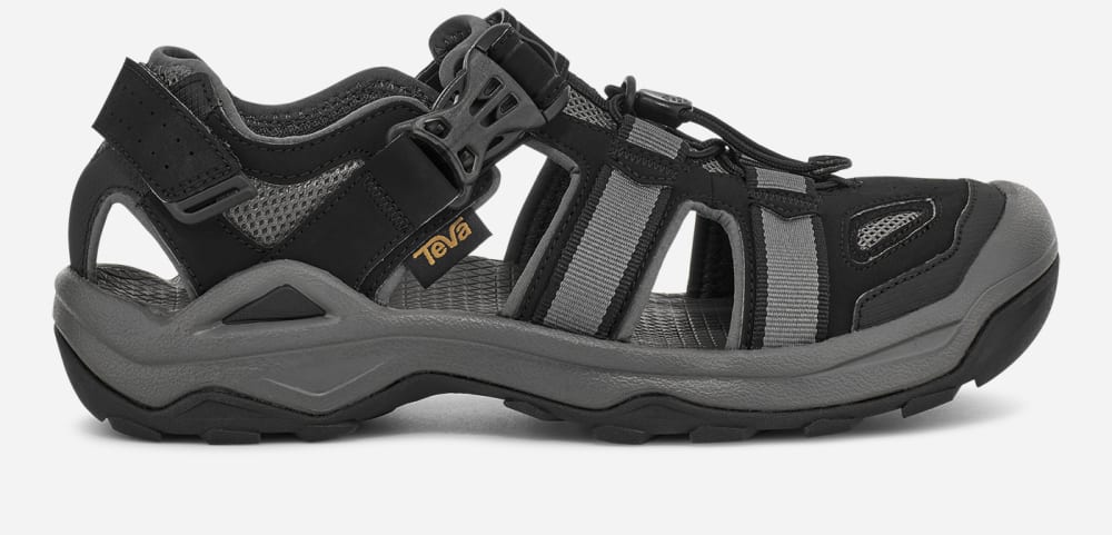 Men\'s Teva Omnium 2 Hiking Sandals Black | USA-6250