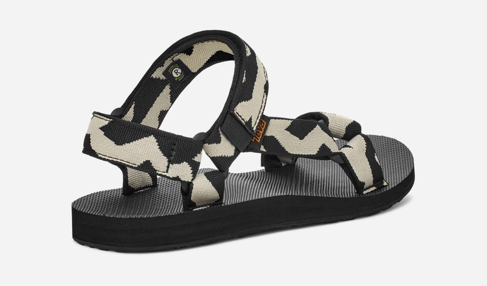 Men's Teva Original Universal Sandals Black | USA-3687