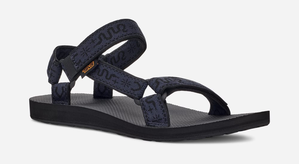 Men's Teva Original Universal Sandals Black | USA-4869