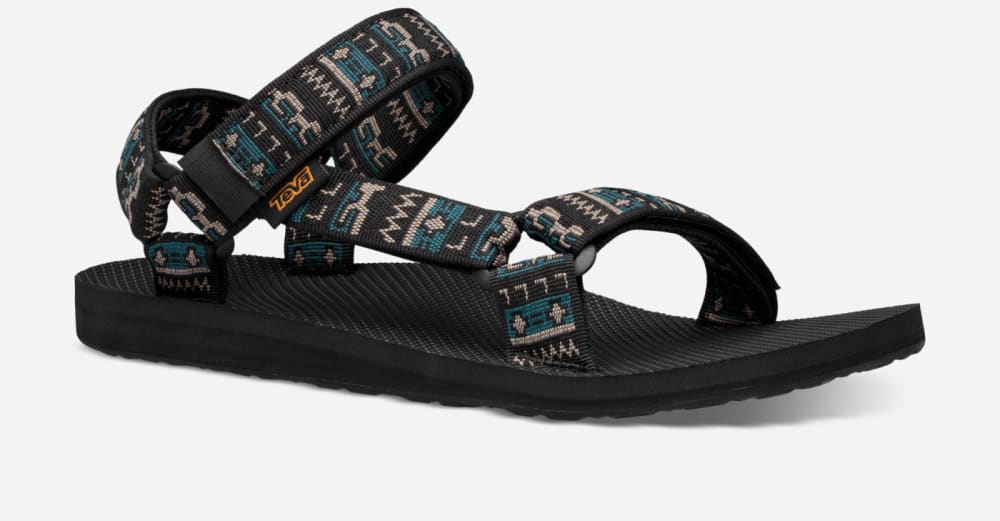 Men's Teva Original Universal Sandals Black | USA-7392