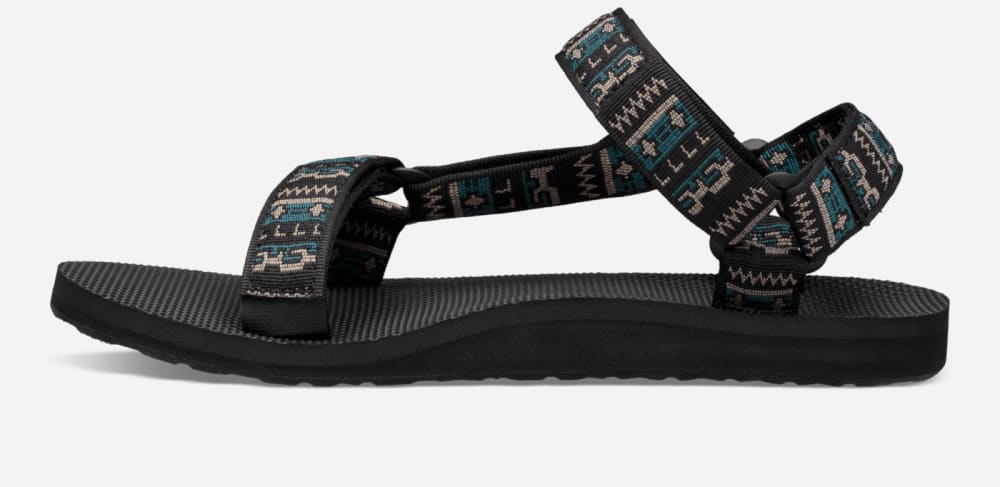 Men's Teva Original Universal Sandals Black | USA-7392