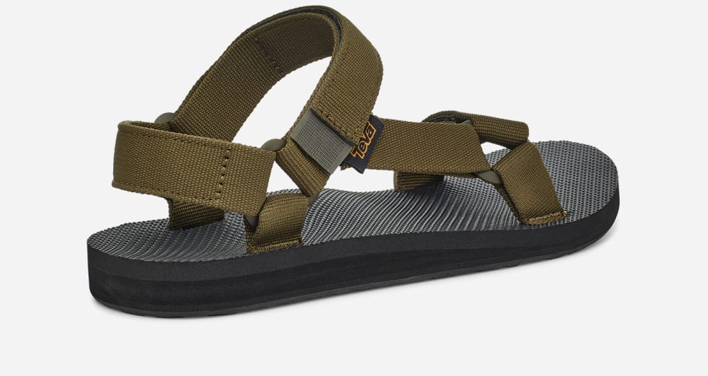 Men's Teva Original Universal Sandals Dark Olive | USA-1670