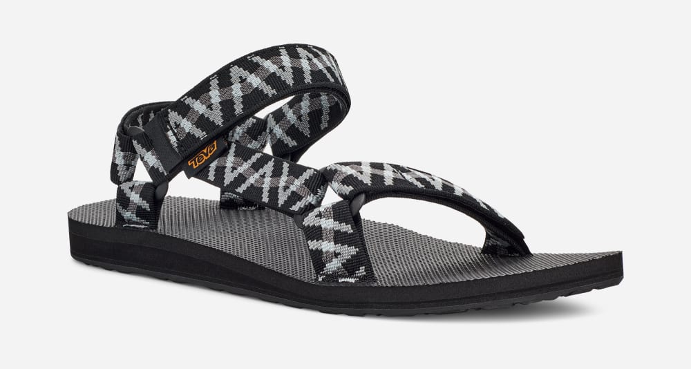 Men's Teva Original Universal Sandals Light Black / Grey | USA-6074