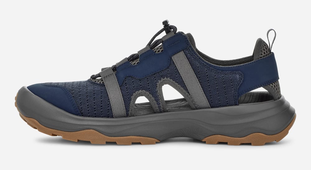 Men's Teva Outflow CT Sandals Indigo | USA-7941