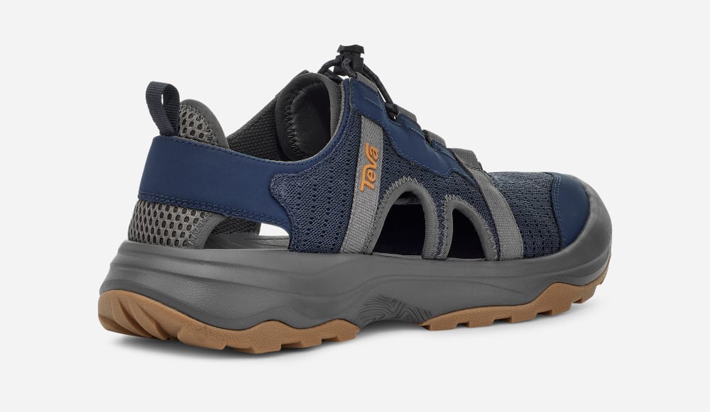 Men's Teva Outflow CT Sandals Indigo | USA-7941