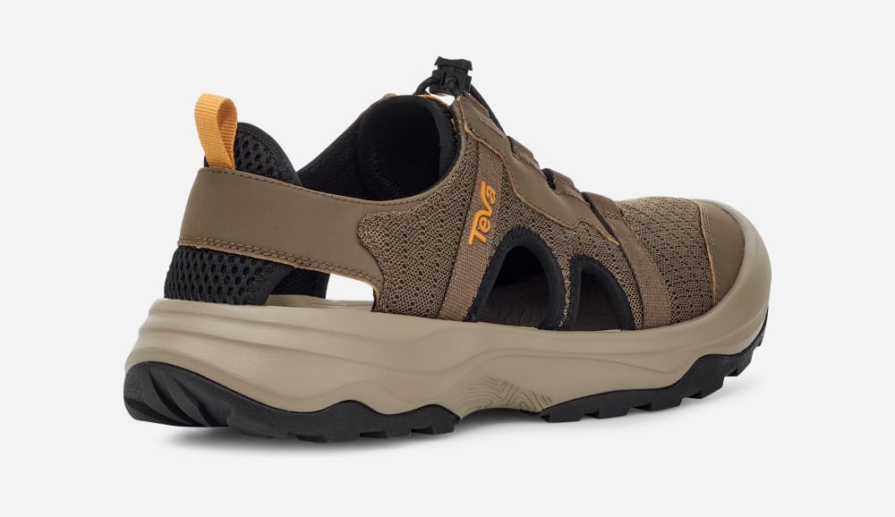 Men's Teva Outflow CT Sandals Khaki | USA-4157