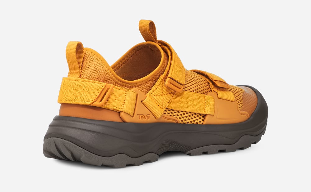 Men's Teva Outflow Universal Textural Sneaker Orange Flower | USA-6308