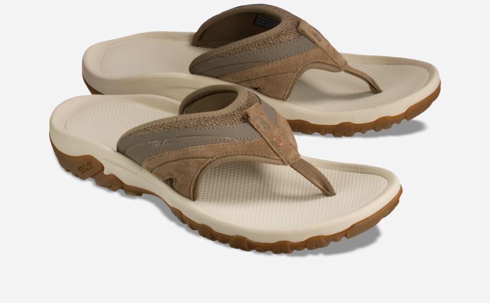 Men's Teva Pajaro Flip Flops Brown | USA-4385