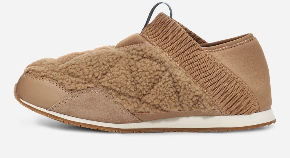 Men's Teva ReEMBER FLEECE Slip Ons Brown | USA-5980